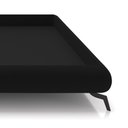 Ver imagem 6 de Cama Casal Base Box 138x188cm Pés de Ferro Cold P02 Veludo Preto - Mpozenato