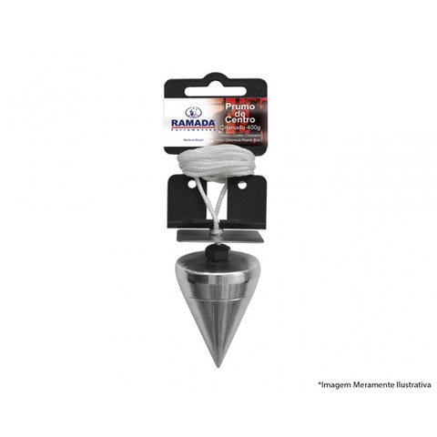 Prumo Centro Ramada Cromado 500g 1684