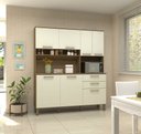 Ver imagem 2 de Cozinha Compacta 353 -7 Portas-2 Gv Avela/arenas- Moderno e Sofisticado-luciane