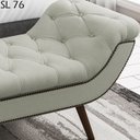 Ver imagem 5 de Puff Recamier 140 cm Pes Palito Venez Linho SL 76 Peer