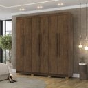 Ver imagem 7 de Guarda Roupa Casal 6 Portas 2g 218 Cm 10037 Imbuia Vlr