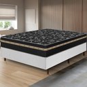 Ver imagem 1 de Cama Box Branca + Colchão Casal Ortho Suport Ortopédico Espuma D33 Pillow Paparazzi 138x188x65cm