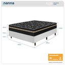 Ver imagem 3 de Cama Box Branca + Colchão Casal Ortho Suport Ortopédico Espuma D33 Pillow Paparazzi 138x188x65cm