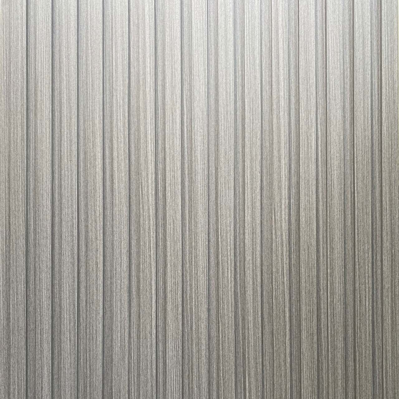 Painel Ripado da WOOPO de uso Interno em WPC 2,90m x 15cm, 0,43m² Cor: Cinza Médio