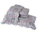 Ver imagem 2 de Colcha Cobre Leito Ultrassonic Dupla Face Estampada Casal 220x240cm - Colcha Sobral
