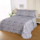 Ver imagem 1 de Colcha Cobre Leito Ultrassonic Dupla Face Estampada Casal 220x240cm - Colcha Sobral