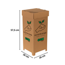 Ver imagem 2 de Kit 30 Lixeira Descartável de Papelão