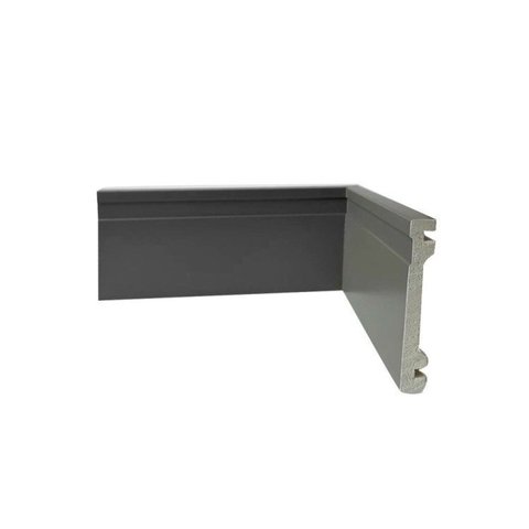 Kit 48M Linear Rodapé de Poliestireno Frisado 10cmX2,40m