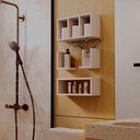 Ver imagem 2 de Kit Nichos Prateleiras Versalhes para Banheiro Decorativo Branco