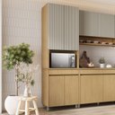 Ver imagem 2 de Paneleiro 4 Portas 1 Gaveta Simone Mendes 100% Mdf