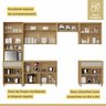 Cozinha Completa 6 Peças 12 Portas 2 Gavetas Condessa 350cm 100% Mdf - 5