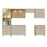 Cozinha Completa 6 Peças 12 Portas 2 Gavetas Condessa 350cm 100% Mdf - 16