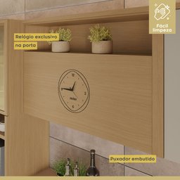 Cozinha Completa 5 Peças 11 Portas 2 Gavetas Condessa 270cm 100% Mdf - 7