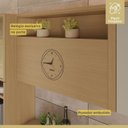 Ver mais imagens de Cozinha Completa Modulada 5 Peças 11 Portas 2 Gavetas Condessa 270cm 100% MDF Cinza/Carvalho/Greige