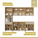 Ver imagem 7 de Cozinha Completa Modulada 5 Peças 11 Portas 2 Gavetas Condessa 270cm 100% MDF Cinza/Carvalho/Greige