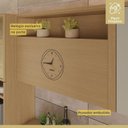 Ver imagem 7 de Cozinha Completa Modulada 4 Peças 8 Portas 1 Gavetas Condessa 270cm 100% MDF Cinza/Carvalho/Greige