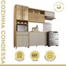 Cozinha Completa 4 Peças 8 Portas 1 Gavetas Condessa 270cm 100% Mdf - 14