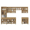 Ver imagem 4 de Cozinha Completa 6 Peças 13 Portas 7 Gavetas Simone Mendes 350cm 100% Mdf