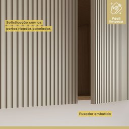 Cozinha Completa 6 Peças 13 Portas 7 Gavetas Simone Mendes 350cm 100% Mdf - 9