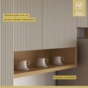 Ver mais imagens de Cozinha Completa Modulada 5 Peças 12 Portas 5 Gavetas Simone Mendes 270cm 100% MDF Cinza/Carvalho