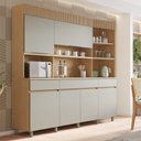 Ver imagem 2 de Armário de Cozinha 6 Portas 3 Gavetas Realeza 220cm 100% Mdf