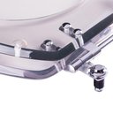 Ver imagem 3 de Tampa de Vaso Sanitário Decorada Azul com Golfinho