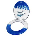 Ver imagem 5 de Tampa de Vaso Sanitário Decorada Azul com Golfinho