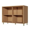 Ver imagem 3 de Balcão 2 Portas 120cm Condessa 100% MDF Cinza/Carvalho/Greige