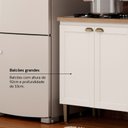 Ver mais imagens de Cozinha Completa Modulada 100% MDF 5 Peças com Torre Quente e Balcão sem Tampo Classy Yescasa Branca
