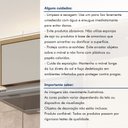 Ver mais imagens de Armário Aéreo Geladeira 1 Porta Basculante Condessa 80cm 100% MDF Marrom/Carvalho/Greige
