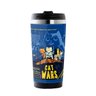 Copo Térmico 500ml Inox Gato Cat Wars Presente Super - 9