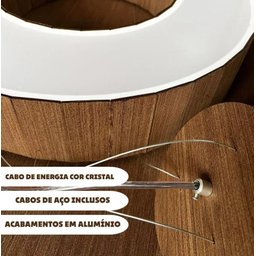 Lustre Anel 60cm Amêndola | My Lamp Store - 4