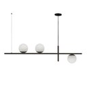 Ver imagem 1 de Pendente Retangular Preto Globo Fosco 15cm PD1185