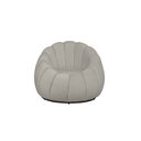 Ver imagem 2 de Poltrona Decorativa Concha Veludo Marfim - Londrilar