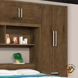Roupeiro Modulado Cancun Casal Jequitibá J&A Móveis - 3