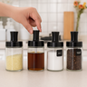 3 Potes de Vidro Porta Temperos Mel Azeite Tampa Colher Kit Cozinha Oleo - 5