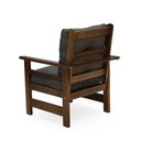 Ver imagem 6 de Conjunto Sofá Havaí 3 Lugares + 2 Poltronas de Madeira com Almofadas Confortáveis - Cinza