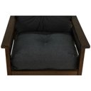 Ver imagem 7 de Conjunto Sofá Havaí 3 Lugares + 2 Poltronas de Madeira com Almofadas Confortáveis - Cinza