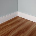 Ver imagem 2 de Kit Rodapé de Poliestireno 30 Barras Lisas de 12cm x 2,40m Rende 72 Metros Casa Grassi Branco