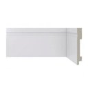 Ver imagem 1 de Kit Rodapé de Poliestireno 30 Barras Lisas de 12cm x 2,40m Rende 72 Metros Casa Grassi Branco