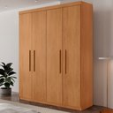 Ver imagem 2 de Guarda Roupa Solteiro Hera 4 Portas Mdf Rufato