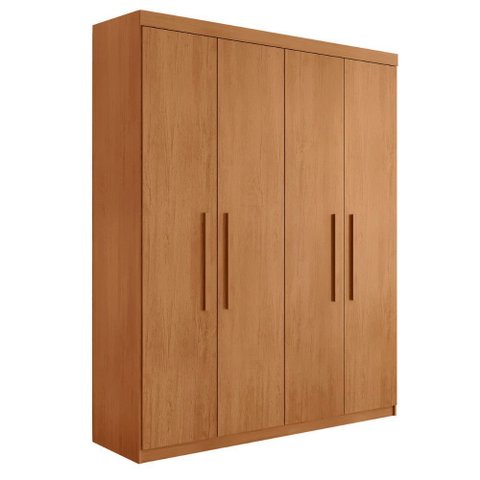 Guarda Roupa Solteiro Hera 4 Portas Mdf Rufato