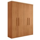 Ver imagem 1 de Guarda Roupa Solteiro Hera 4 Portas Mdf Rufato