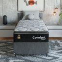 Ver imagem 6 de Cama Box Solteiro + Colchão Comfort Class Pillow Top 88x188 Cinza/suede Preto