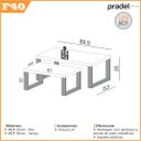 Ver imagem 3 de Kit Mesas de Centro Industrial 100% Mdf Dalla Costa