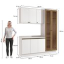 Ver imagem 4 de Armário de Cozinha Compacta 100% Mdf 192cm Branco Celeste Kappesberg