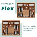 Ver imagem 6 de Guarda-roupa 6 Portas 1 Gaveta Anápolis Ripado 100% Mdf