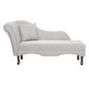 Ver imagem 1 de Divã Recamier Olivia Linho 150cm Lado Esquerdo