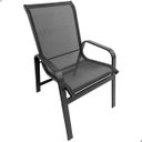 Ver imagem 4 de Mesa Redonda de Piscina 1,40m Ripada Alumínio com 6 Cadeiras de Jardim