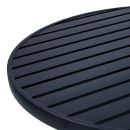 Mesa Redonda de Piscina 1,40m Ripada Alumínio com 6 Cadeiras de Jardim - 3